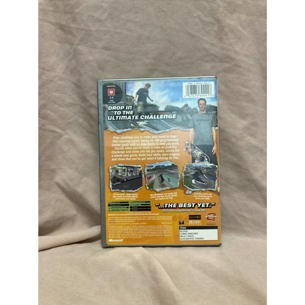 𝅺tony Hawk's Pro Skater 4 (Microsoft Xbox, 2002) CIB